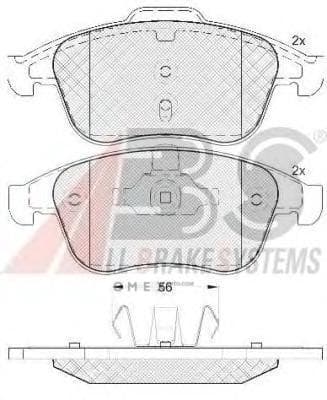 OEM Brake Pads/ABS 37744