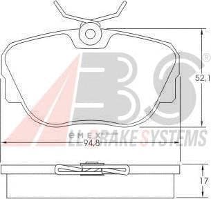 OEM PAD KIT, DISC BRAKE 36664