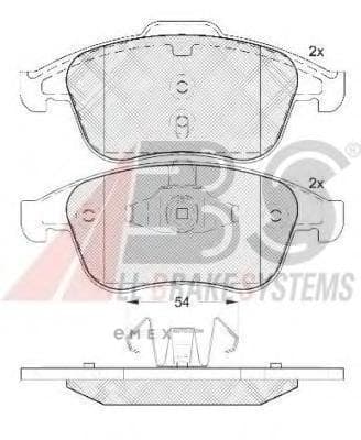 OEM Brake Pads/ABS 37749