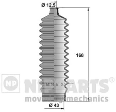 OEM STEERING RACK BOOT J2840503