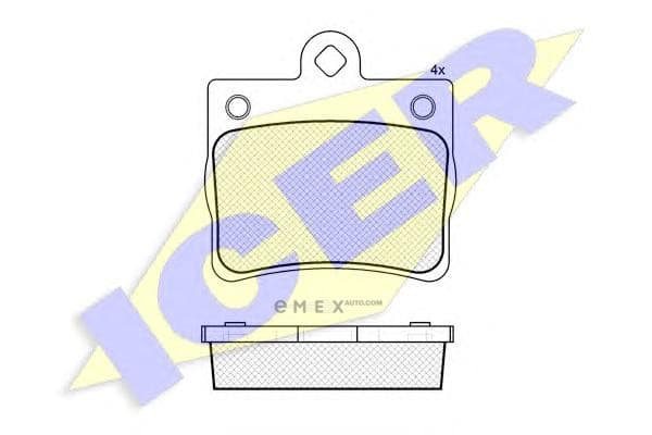 OEM BRAKE PAD RR 181310