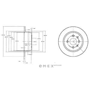 OEM BRAKE DISC (DOUBLE PACK) BG2635