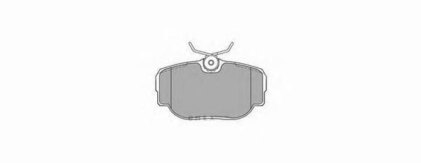 OEM BRAKE PAD SET/LAND ROVER 598