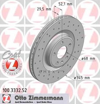 OEM BRAKE ROTOR 100333252