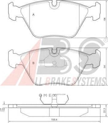 OEM PAD KIT, DISC BRAKE 36650