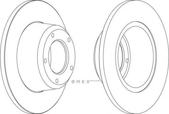 OEM BRAKE DRUM DDF246