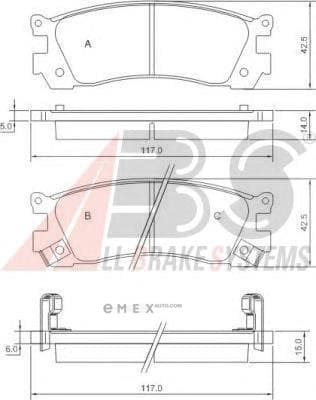 OEM PAD KIT, DISC BRAKE 36930