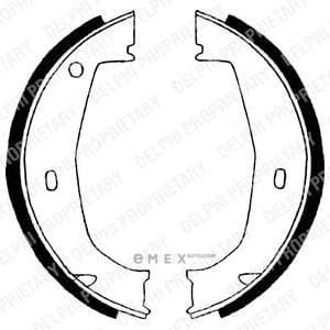 OEM BRAKE SHOE AXLE SET LS1851