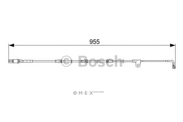 OEM BRAKE WEAR SENSOR FRT-X5(E70) 1987473028