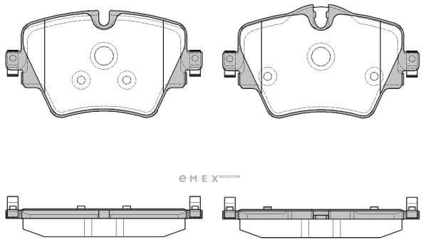 OEM PAD KIT, DISC BRAKE 162508