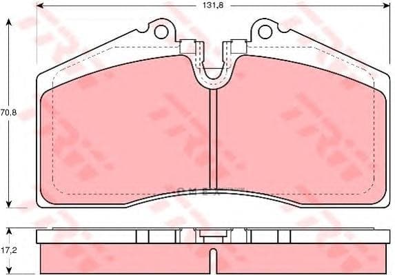 OEM PAD KIT, DISC BRAKE GDB966