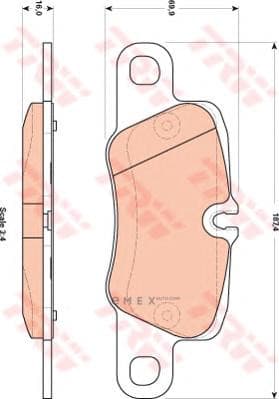 OEM PAD KIT, DISC BRAKE GDB1849