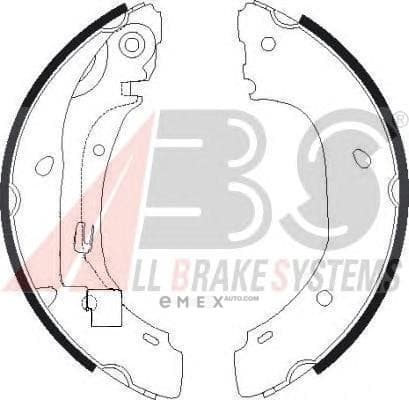 OEM Brake Shoes/ABS 9150