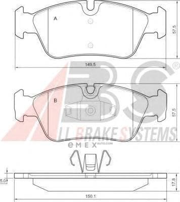 OEM Brake Pads/ABS 37436