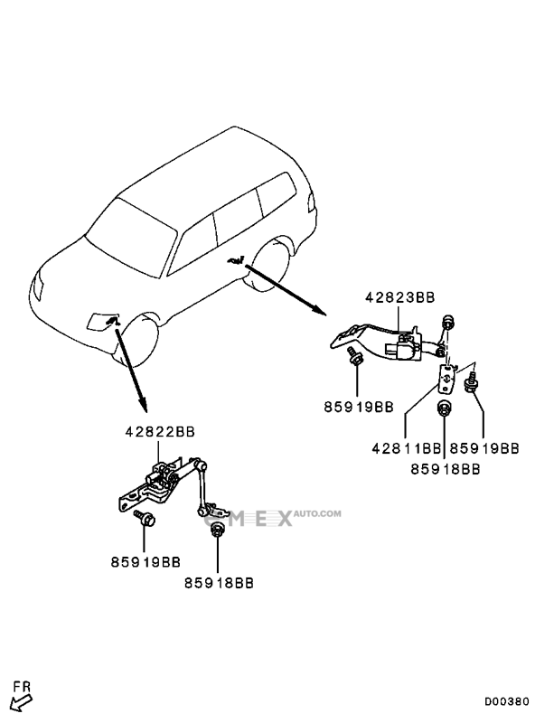 OEM SENSOR ASSY, HEIGHT CONTROL 8651A065