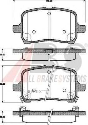 OEM Brake Pads/ABS 37581