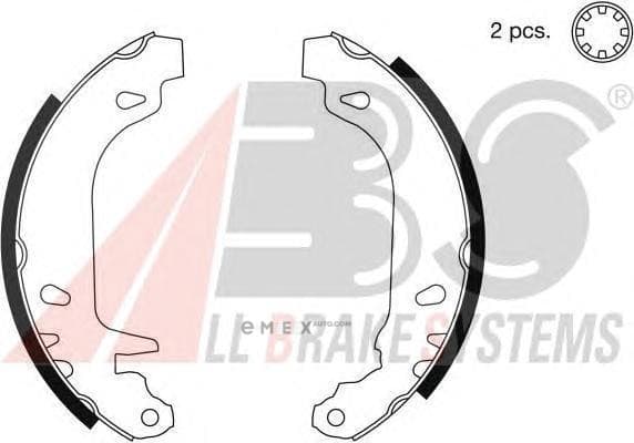 OEM Brake Shoes/ABS 8932