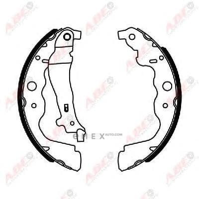 OEM SHOE KIT, DRUM BRAKE C0R031ABE