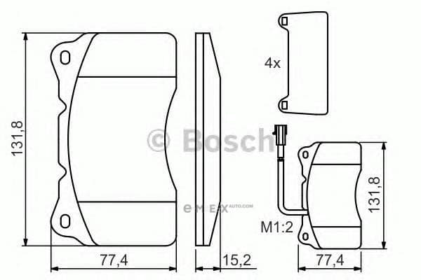 OEM BREMSBELAG 0986494131