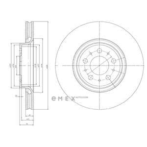 OEM BRAKE DISC (DOUBLE PACK) BG4071