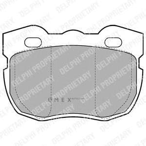 OEM BRAKE PAD AXLE SET LP599