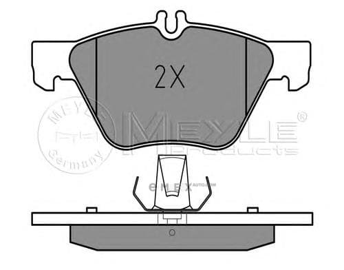 OEM DISC BRAKE PAD SET 0252167020