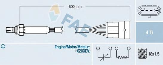 OEM SENSOR ASSY, OXYGEN 77183