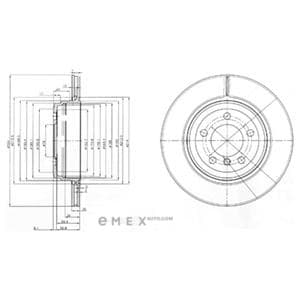 OEM BRAKE DISC (DOUBLE PACK) BG3787