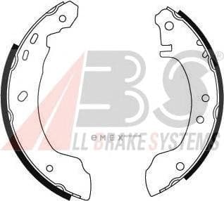 OEM Brake Shoes/ABS 8912