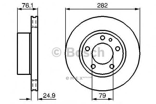 OEM BREMSSCHEIBE 0986478217