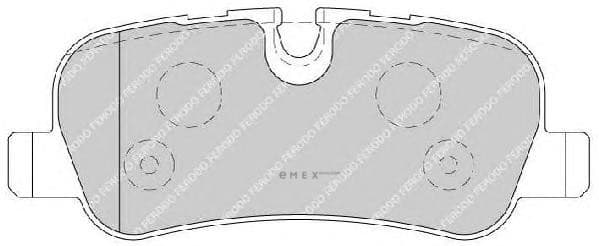 OEM PAD KIT, DISC BRAKE FDB1613