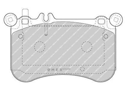 OEM BRAKE PAD FRONT-E(W212) FDB4696