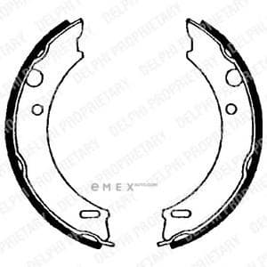 OEM BRAKE SHOE AXLE SET LS1657