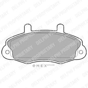 OEM BRAKE PAD AXLE SET LP766