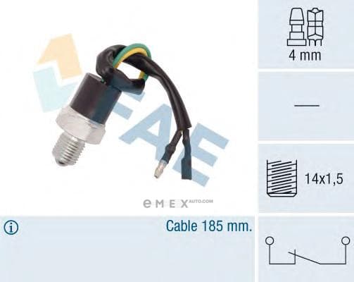 OEM SWITCH ASSY, BACK-UP LAMP 41260