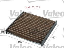 OEM FILTER ASSY, CABIN AIR 701021