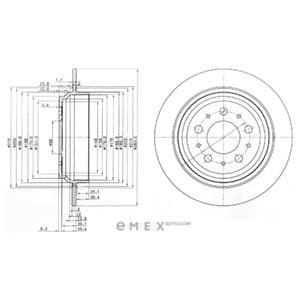 OEM BRAKE DISC (DOUBLE PACK) BG3419