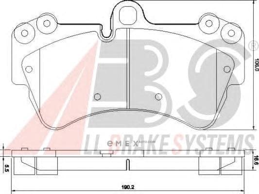 OEM PAD KIT, DISC BRAKE 37391