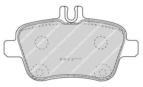 OEM PAD KIT, DISC BRAKE FDB4163