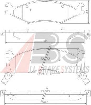 OEM PAD KIT, DISC BRAKE 37043