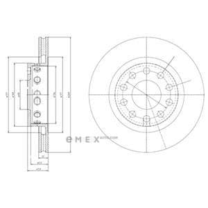 OEM BRAKE ROTOR BG4058