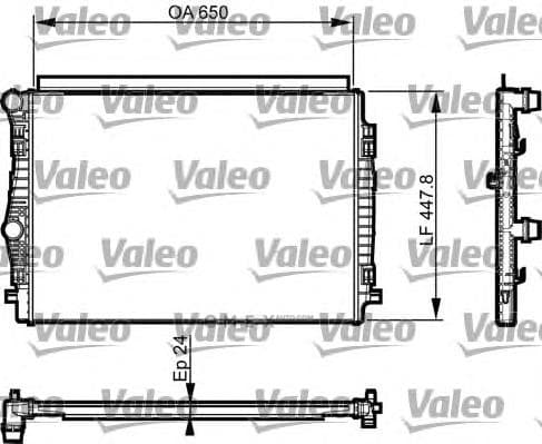 OEM RADIATOR ASSY, ENGINE COOLANT 735559