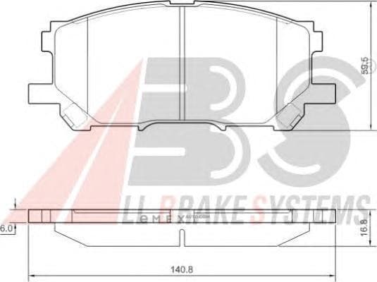 OEM PAD KIT, DISC BRAKE 37458