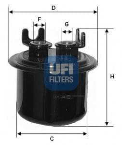 OEM FILTER ASSY, FUEL PUMP 3153900