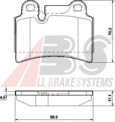 OEM Brake Pads/ABS 37575