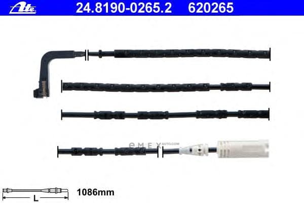 OEM BRAKE SENSOR REAR BMW E87/118I+E90/320I 24819002652