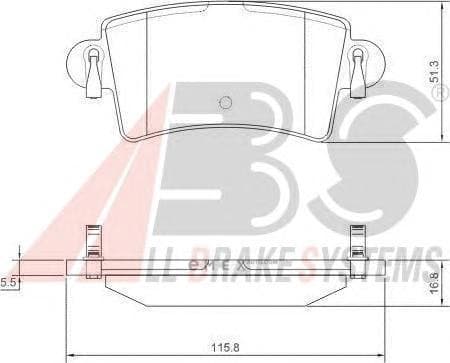 OEM Brake Pads/ABS 37289