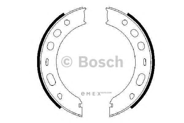 OEM BREMSBACKE 0986487706