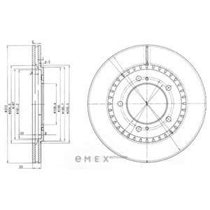 OEM BRAKE DISC (DOUBLE PACK) BG3821