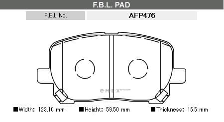 OEM BRAKE PAD AFP476